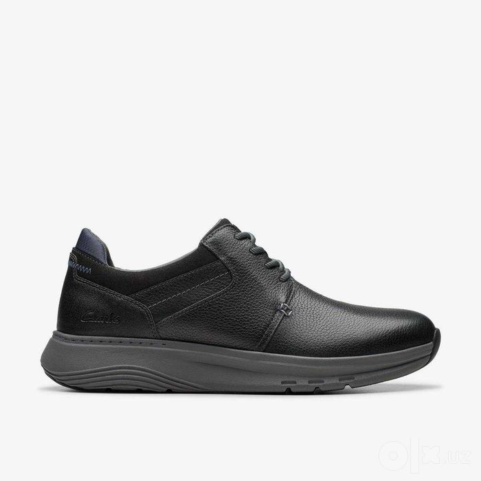 Clarks Motion Trek PT Черная кожа