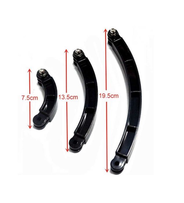 Комплект GoPro 3в1 удължения за каска екшън камера дрон мотоциклет нов