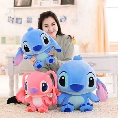Комплект Плюшени играчки Лило и Стич, Розов и син Stitch, Плюшен Стич