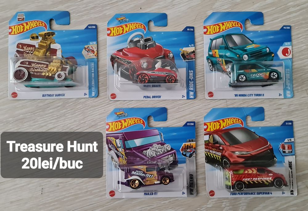 Hot Wheels - diverse machete Mainline / TH / Themed