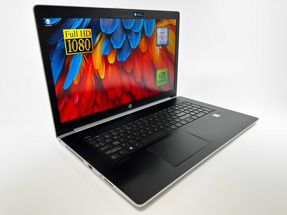 Laptop HP Probook 470 G5 i5-8250u 16 gb ram ddr4 512 gb ssd Nvidia GeForce Ecran Mare 17 inch Full HD Gama business Win 11 Factura si Garantie 1 an