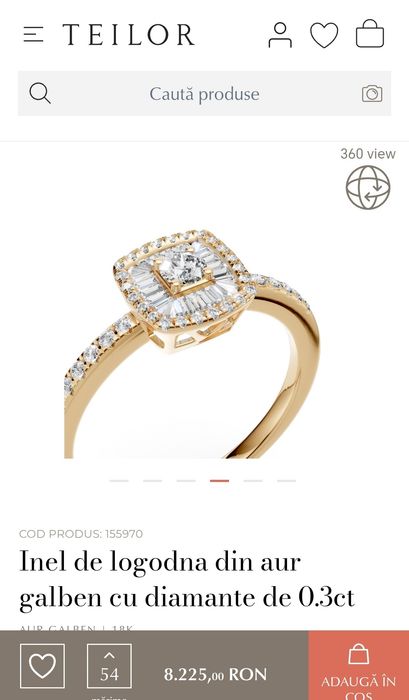 Inel teilor 18 k