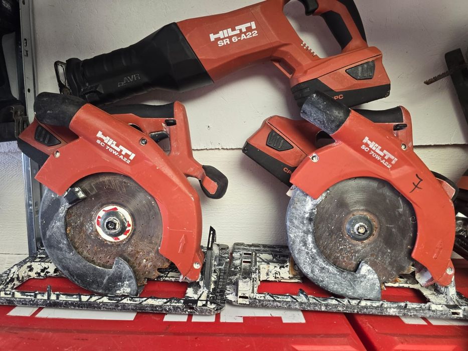 Valiza 3 Hilti tot functioneaza+ alte scule Hilti  detalii pe poze si in pv