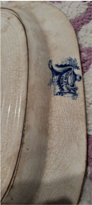 Platou vechi ceramic