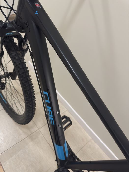 Велосипед 29 CUBE Analog 2021 BLK PETROL