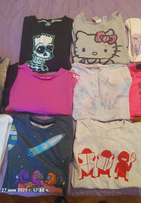 Тениски и Къси  дънки момиче