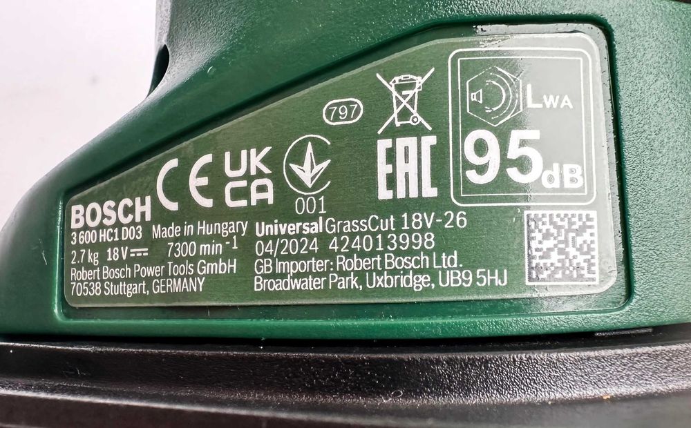 BOSCH UniversalGrassCut 18V-26 - Нов Акумулаторен тример 2024г.