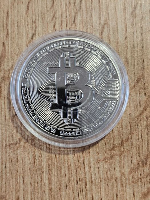 Биткойн монета | Bitcoin | сувенирна колекционерска декоративна|позлатени/посребрени монети| подарък