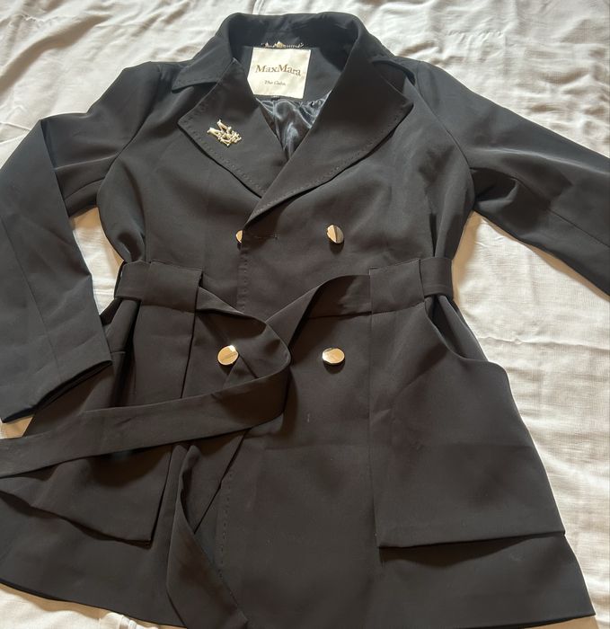 MaxMara тренч женский укороченный