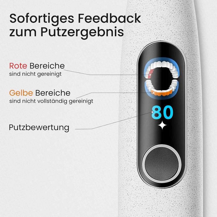 Електрическа четка за зъби Oclean X Elite 10 –Смарт със сензорен екран