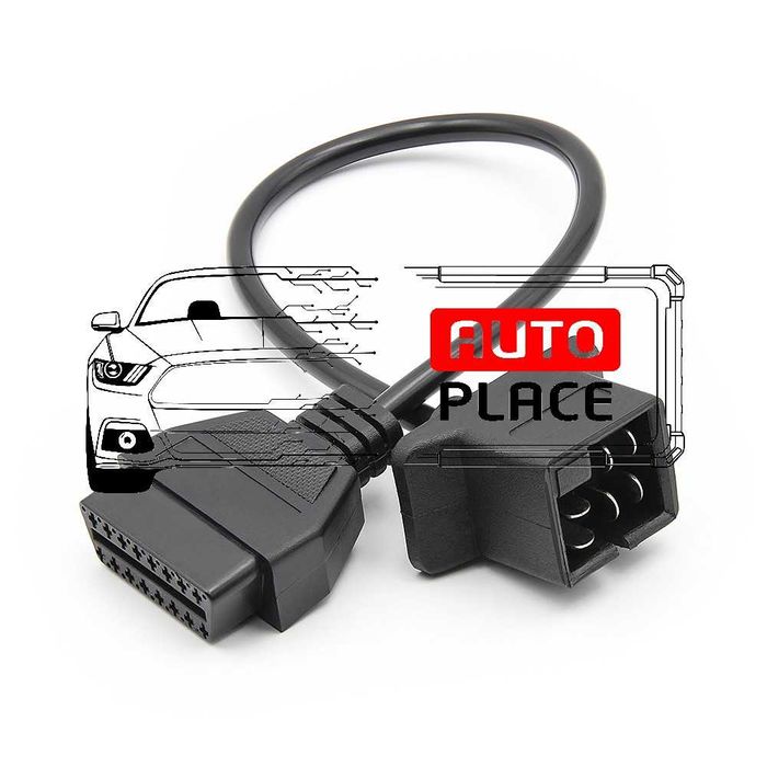 Кабел / Преходник / Адаптер за Chrysler 6 Пин 6 Pin Крайслер Delphi