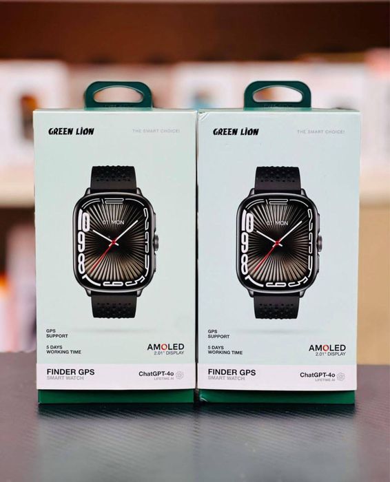 Смарт часы Green lion•smart watch•классик•спортивный•амолед•сис картой