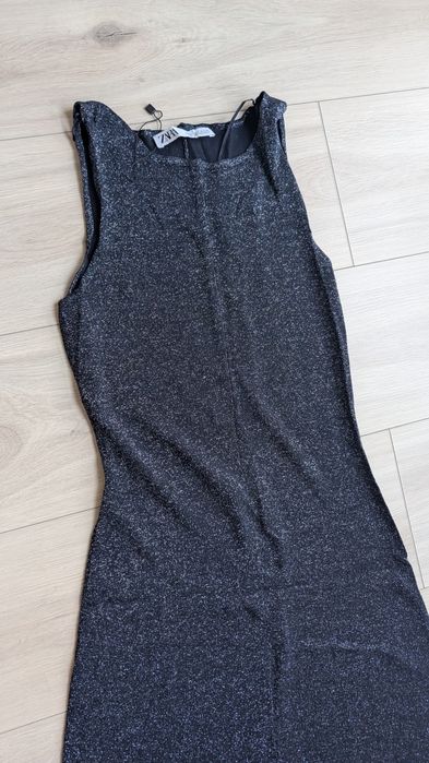 Платье ZARA новое с эффектом звёздного неба