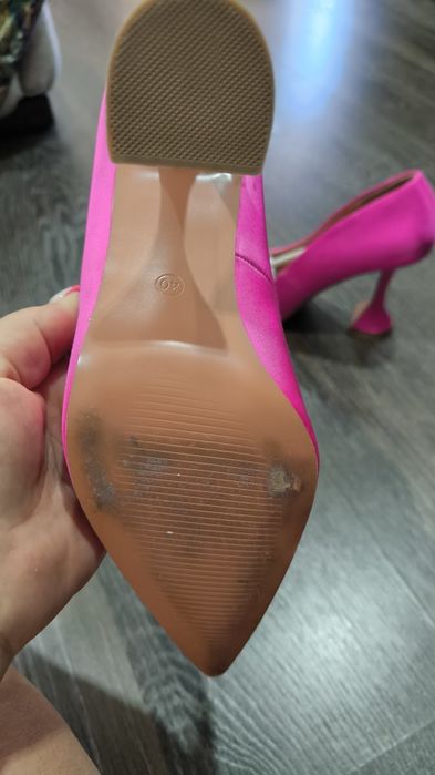 Шикарные атласные туфли