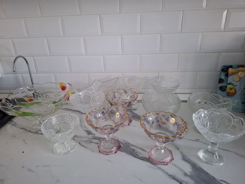 конфетница, фруктовница хрустплная