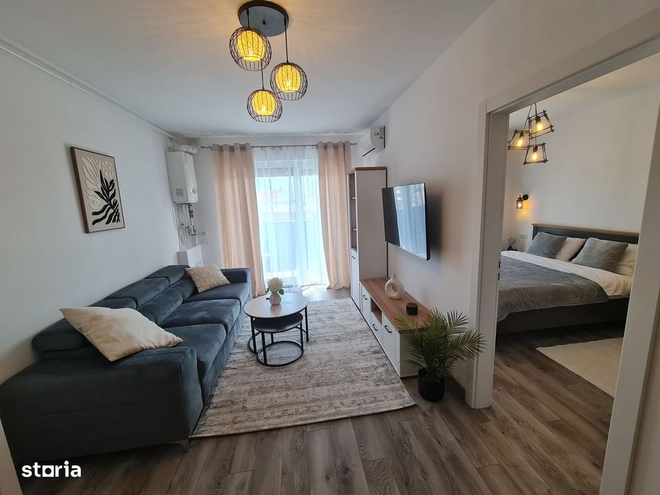 Inchiriez ap.2 camere ADORA PARK 7, NOU, Lux,Parcare, 2Smart Tv,Balcon