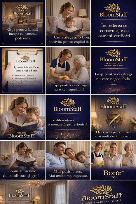 Menajere, Bone și Îngrijitoare – Personal casnic disponibil ımediat