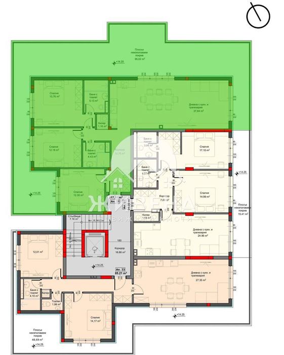 Продава 4-стаен апартамент, кв. Аспарухово, в строеж