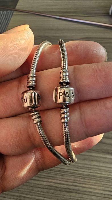 Сребърно колие и гривна Пандора