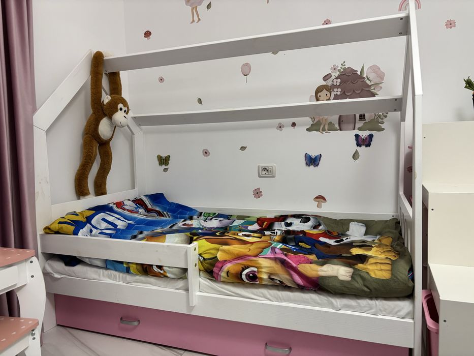 Vând pat Montessori pentru copii (160x80 cm)