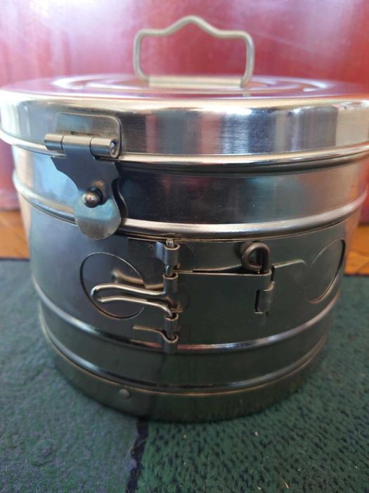 Барабан за стерилизация с капак Зема София, неръждаема стомана