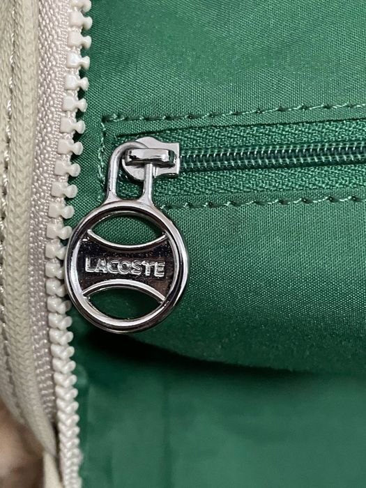 Geantă originală Lacoste crem – stare excelentă