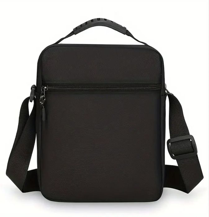 Мъжка удобна и универсална чанта с презрамки/Черен найлон -15%Промоция