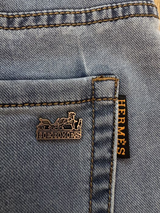 Hermes-Оригинални чисто нови мъжки дънки Л размер