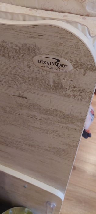 Комбинирано легло-кошара 3 в 1 Dizain Baby „Лейди“ с матрак