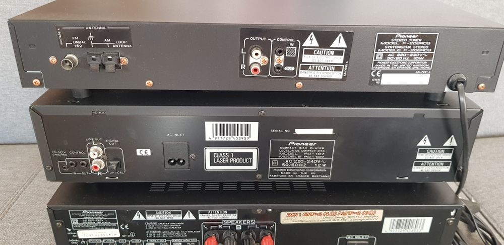 Pioneer  A-207R, Pioneer PD 107, Pioneer F 208 RDS, sistem audio