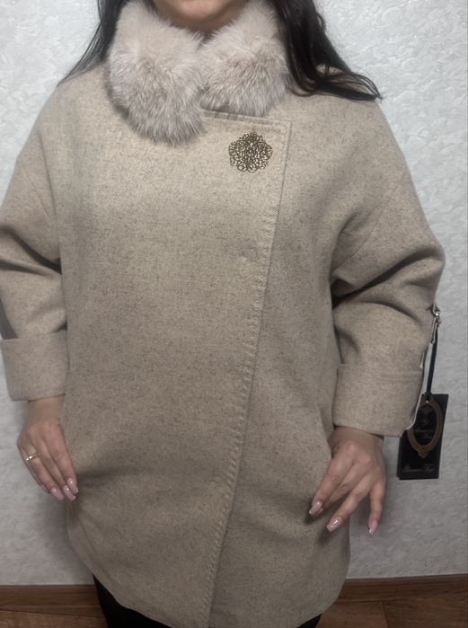 Пальто кошемированная