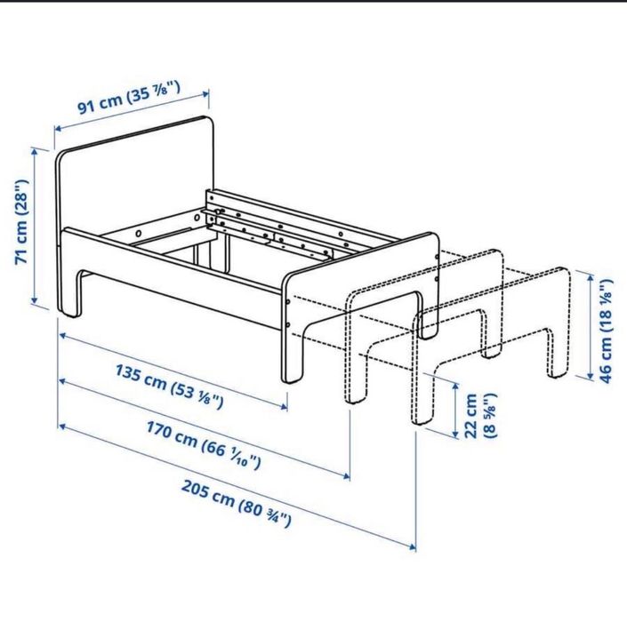 Pat extensibil ikea