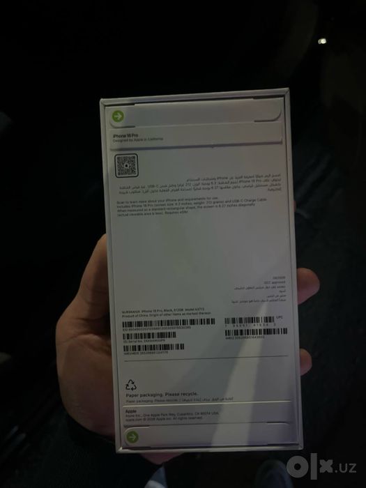 Iphone 18 pro 512 gb esim черный