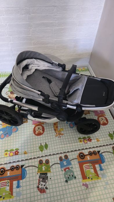 Комбинирана бебешка количка 3 в 1 KikkaBoo - Irene, Light Grey