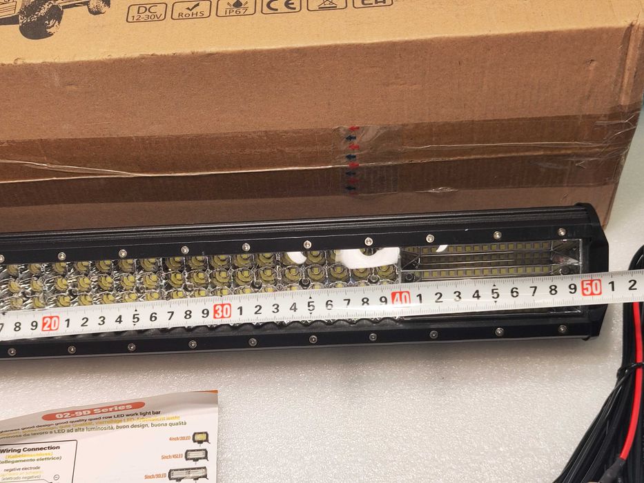 SKYWORLD 20" LED Бар 510W за офроуд с монтажна планка и кабели