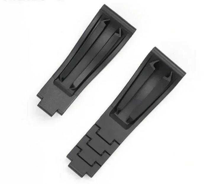 curea ceas Rolex Submariner,neagra din silicon si inchizatori Rolex.