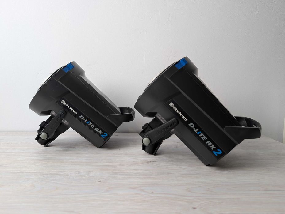 Kit 2 blitzuri Elinchrom D-lite RX 2 + triggere + softobox + reflector