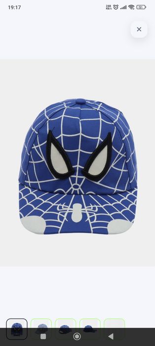 Көк қалпақ Spider-man
