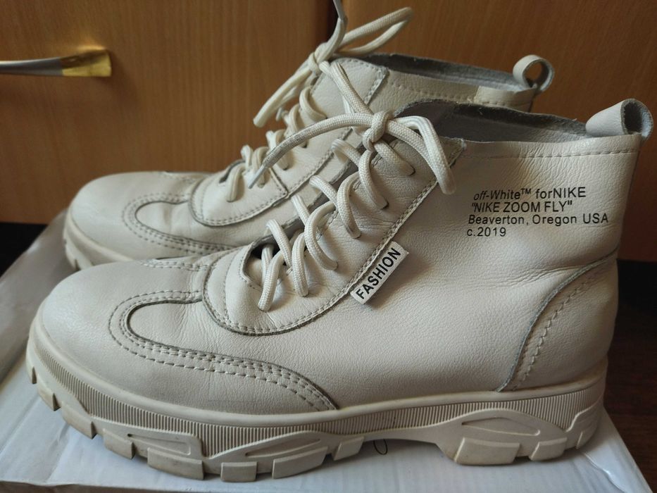 Ботинки деми кожа