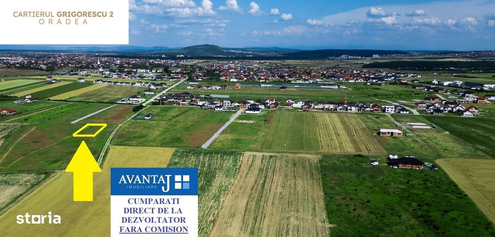 Parcela in cartierul Grigorescu 2 Oradea cu Puz si curent