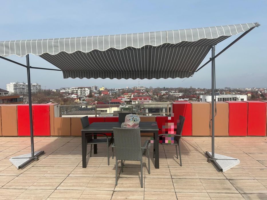 Masa cu scaune si umbrela ( vand si la bucata)