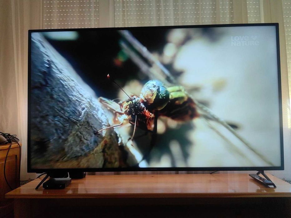 Смарт Телевизор 65" 4K Ultra HD с Android– Като нов!