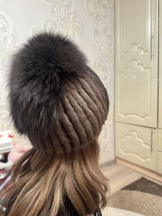 Шапка чистая норка