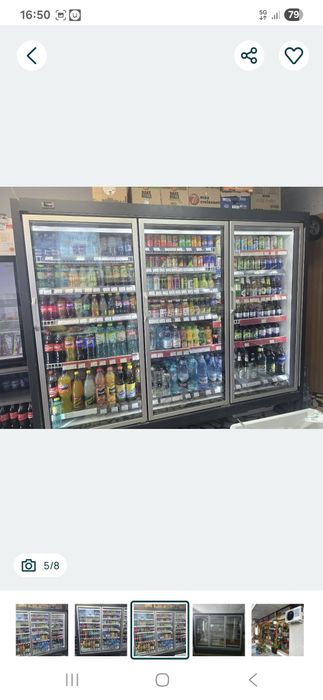 Vitrina  bauturi/ lactate / congelare