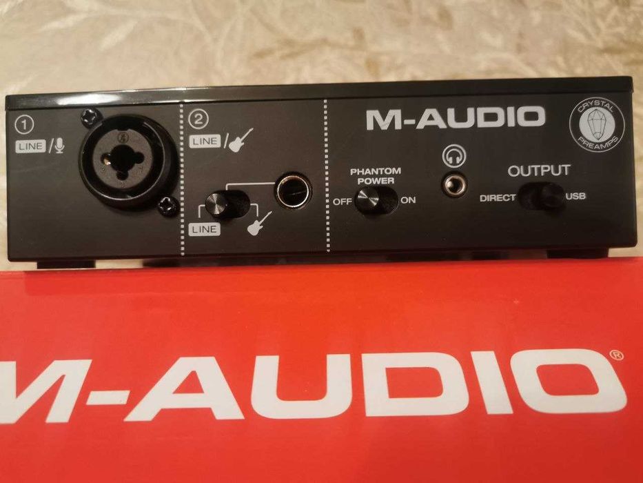 M-Audio M-Track Solo с 11 месеца гаранция (Като нова)