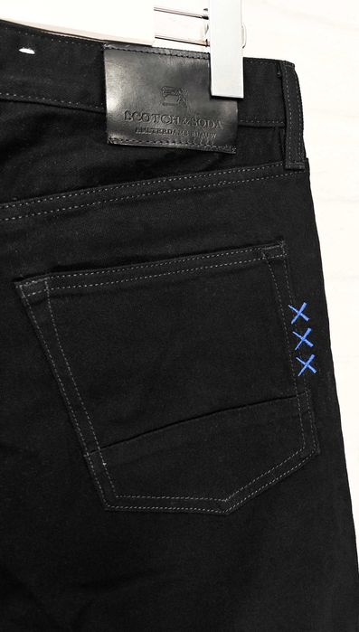 Scotch & Soda Оригинални мъжки черни дънки размер W31 L34