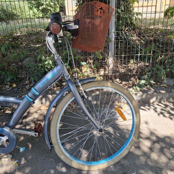 Biciclera copii BTWIN 24 inch  gri