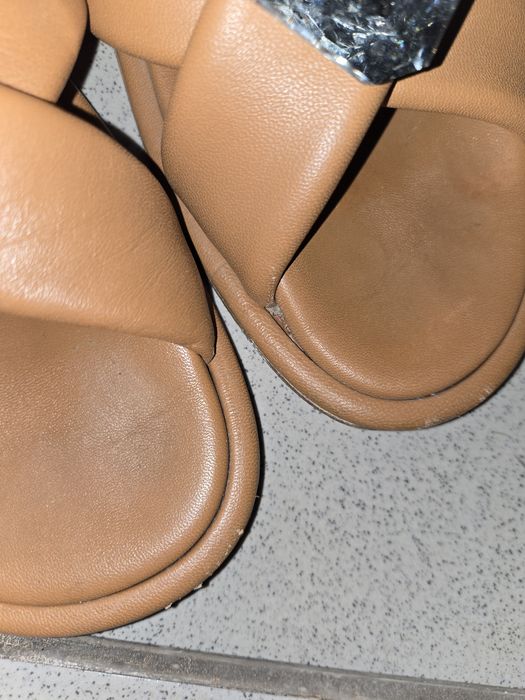 Șlapi sandale piele naturala dama