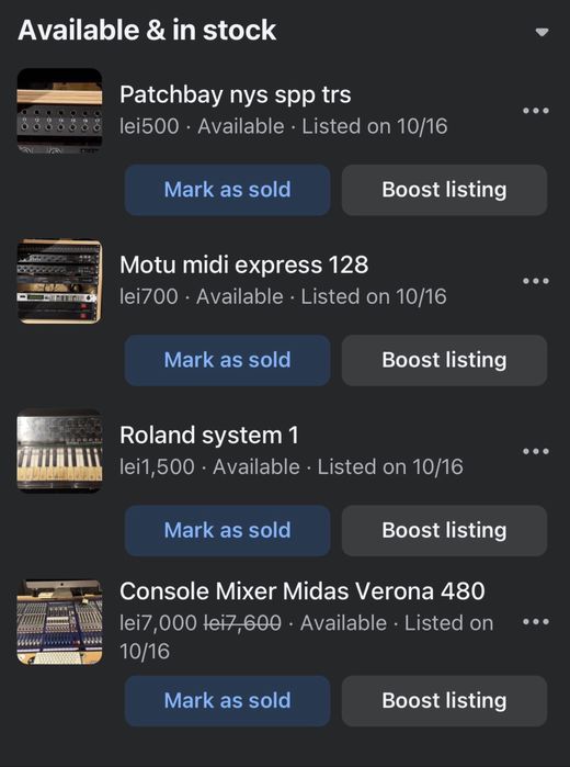 Consola Mixer Midas verona 480 analog