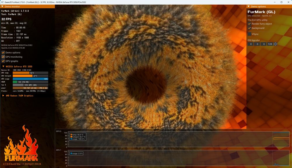 Nvidia RTX 3050 (nu necesita alimentare)